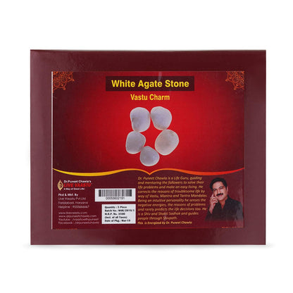 White agate stone