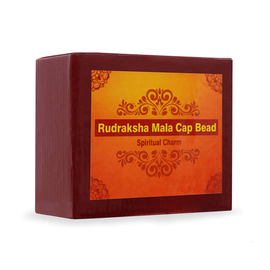 Rudraksha mala cap bead